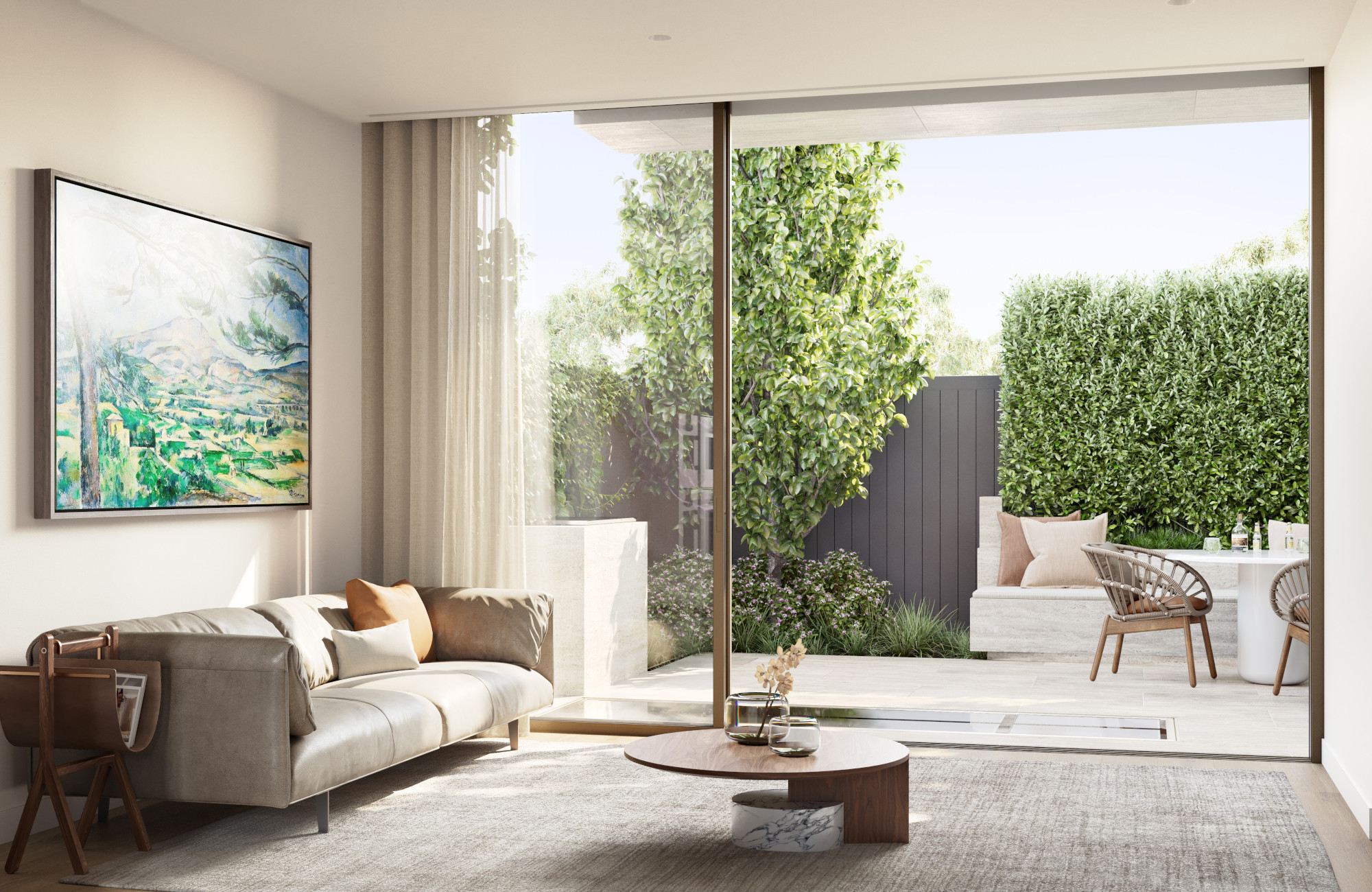 Artist impression - Living/Courtyard