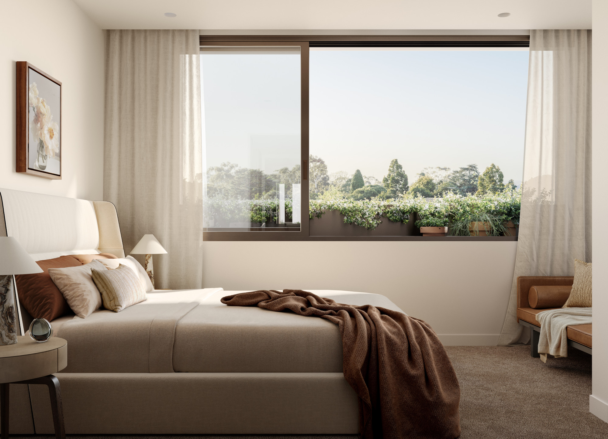 Artist impression.- Master Bedroom